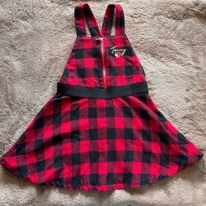 Tommy Hilfiger Red and Black Checkered Top